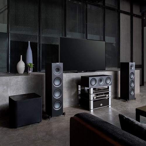   KEF Q650c Satin Black:  3