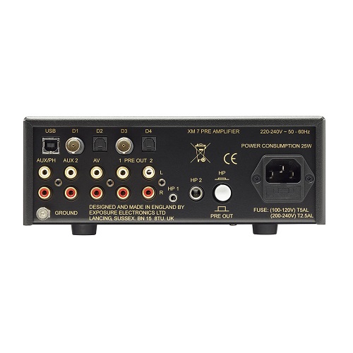   Exposure XM7 Pre Amplifier Black:  3