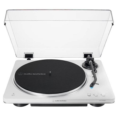   Audio-Technica AT-LP70XBTWS White Silver:  2