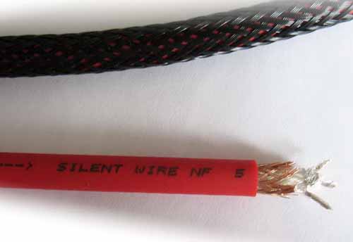    Silent Wire NF 5 Cinch Audio Cable RCA, 0,8:  2