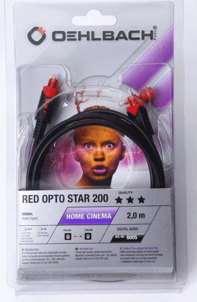    Oehlbach 6006 Red Opto Star 400 4,00m:  2