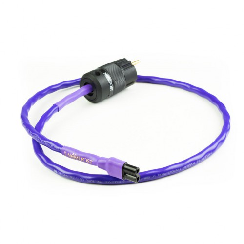    Nordost Purple flare 1m (EU (Schuko) figure 8):  2