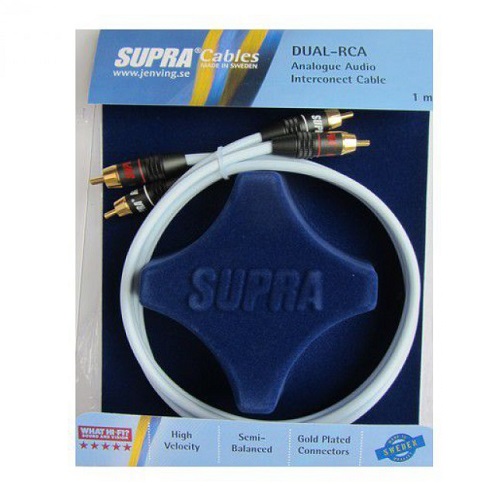    Supra DUAL 2RCA-2RCA AUDIO 1M:  3