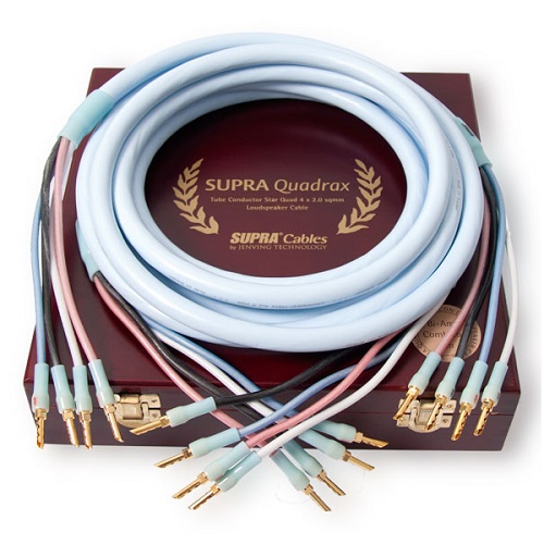    Supra QUADRAX 4X2.0 BI-AMP COMBICON 2M:  2