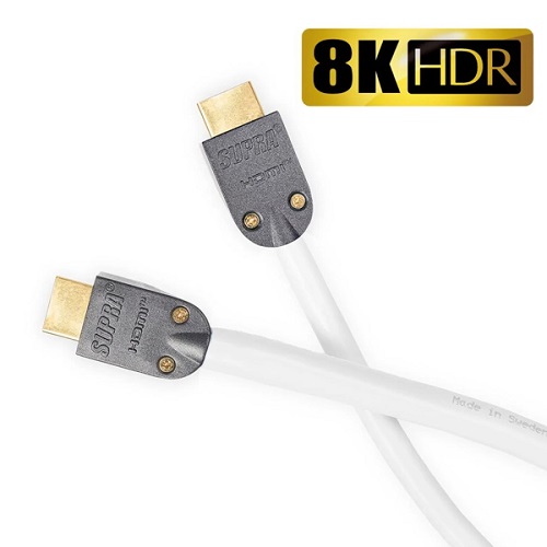  HDMI  Supra HDMI-HDMI 2.1 UHD8K WHITE 5M:  2